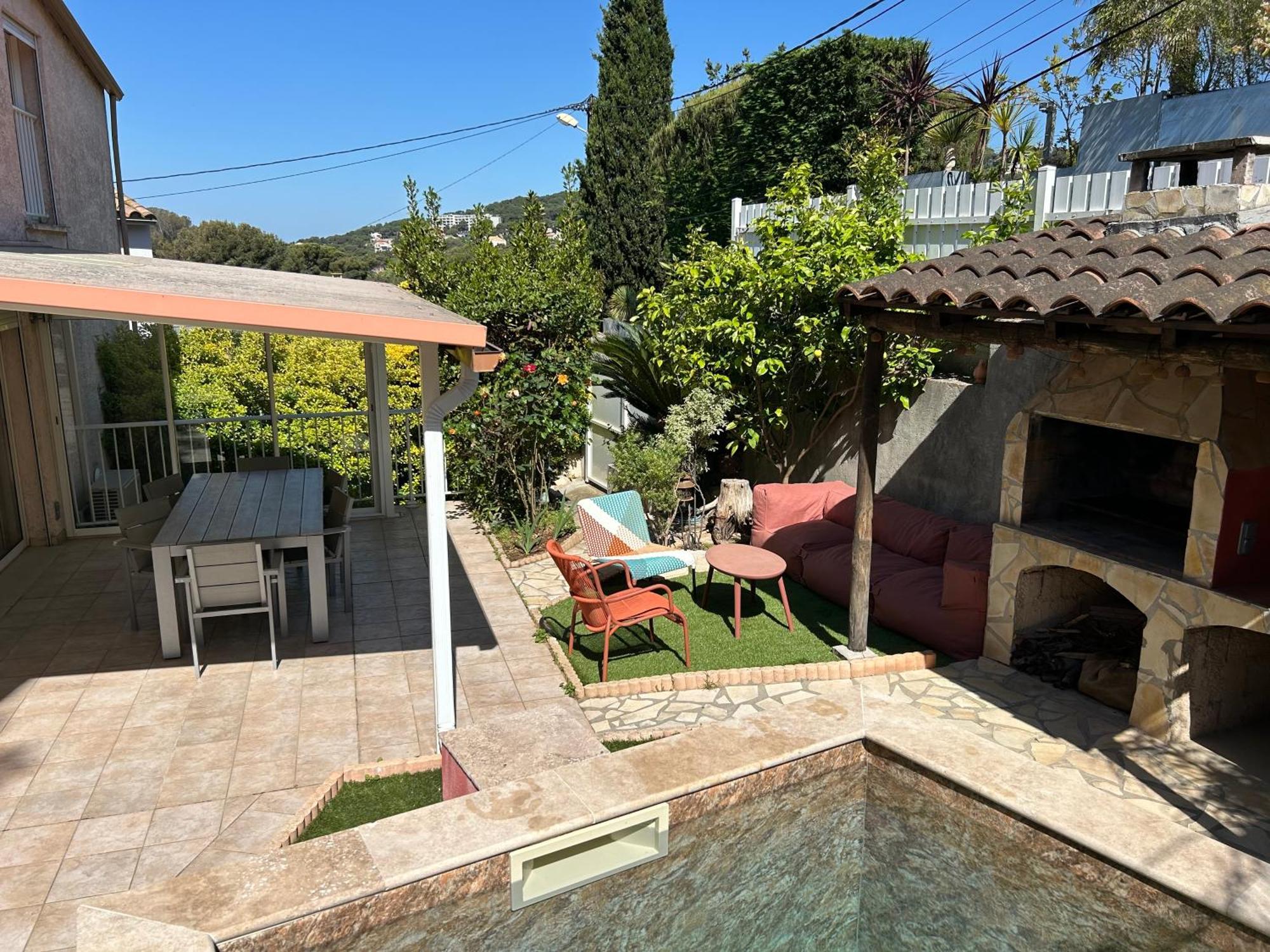 Villa L' Oliviera, Vue Mer Et Plages A Pieds Sète Exterior foto